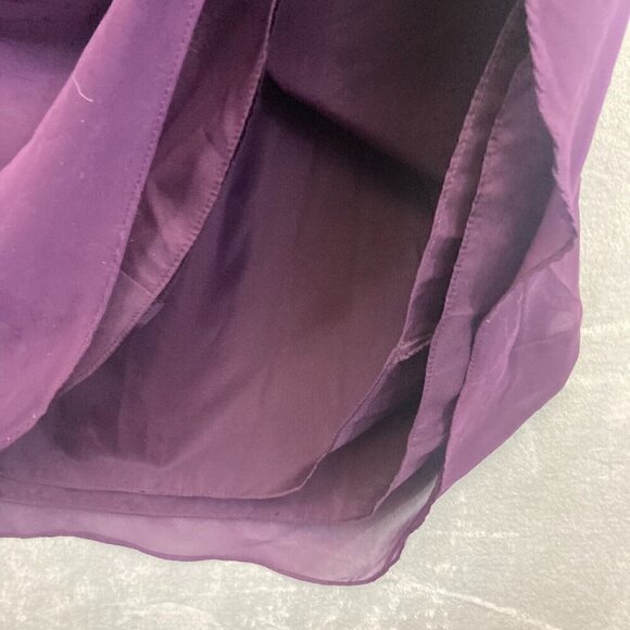 NEW Bari Jay Ballgown Formal Dress Sz 10 Formal Bridesmaid Prom Gown Purple NWT - Picture 13 of 16